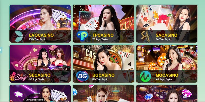 Những phương diện nổi bật của sản phẩm Casino tại 79king